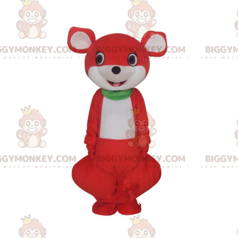 BIGGYMONKEY™ schattig kangoeroe-mascottekostuum met ronde kop -