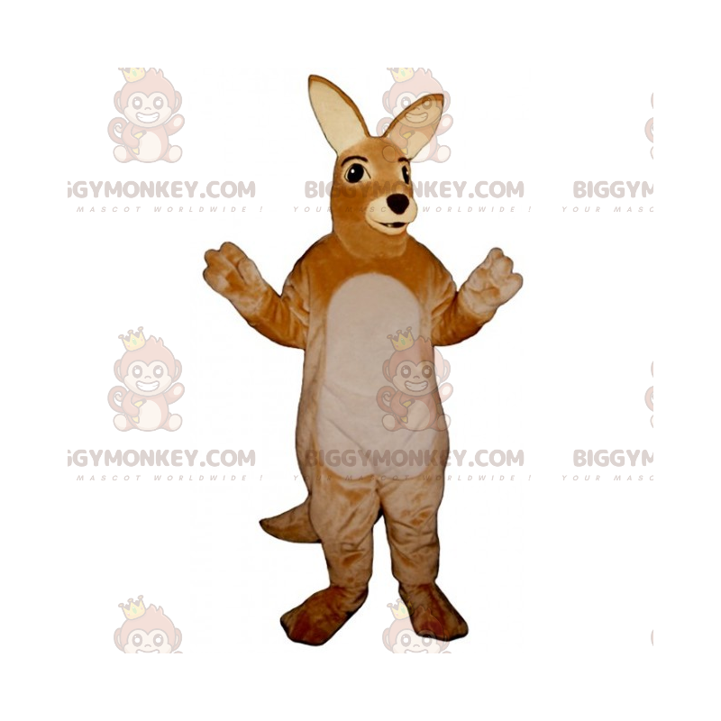 Bonito disfraz de mascota canguro dulce BIGGYMONKEY™ -