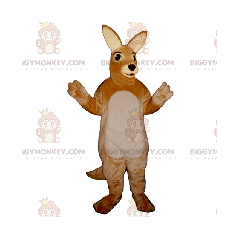 Schattige, zoete kangoeroe BIGGYMONKEY™ mascottekostuum -