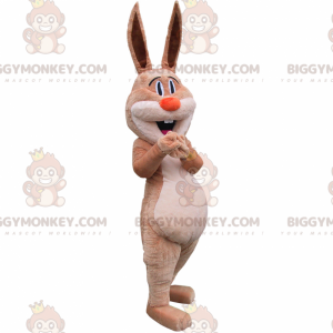 BIGGYMONKEY™ Disfraz de mascota de lindo conejito con orejas