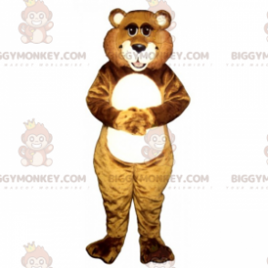 BIGGYMONKEY™ Söpö Big Grin Bear -maskottiasu - Biggymonkey.com