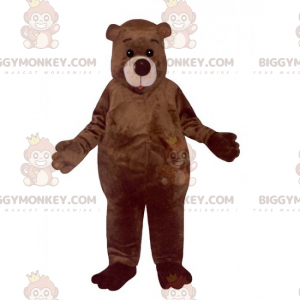 Das liebenswerte Braunbär BIGGYMONKEY™ Maskottchen-Kostüm -