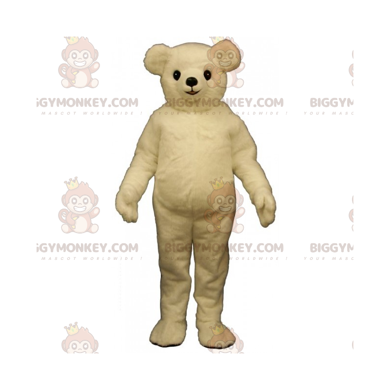 BIGGYMONKEY™ Lindo disfraz de mascota cachorro blanco polar -