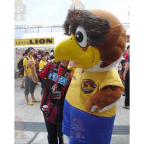 Στολή BIGGYMONKEY™ Big Brown and White Bird Sports Eagle Mascot