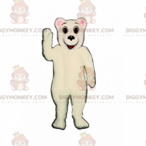 Süßes Eisbär BIGGYMONKEY™ Maskottchen-Kostüm - Biggymonkey.com