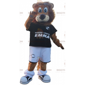 Bonito disfraz de mascota de oso polar BIGGYMONKEY™ -