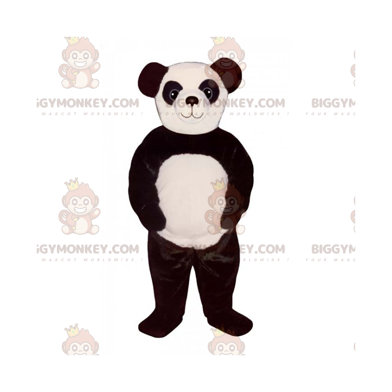 Bonito disfraz de mascota Panda de ojos grandes BIGGYMONKEY™ -