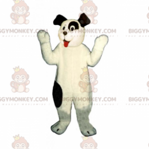 Costume de mascotte BIGGYMONKEY™ d'adorable petit chien blanc