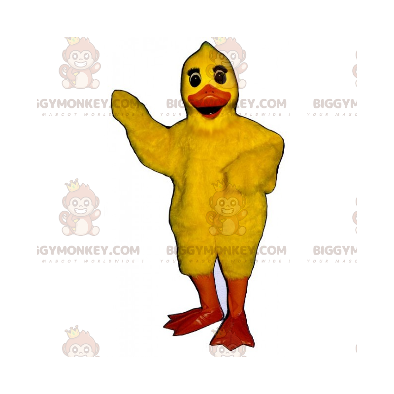 Costume de mascotte BIGGYMONKEY™ d'adorable poussin jaune -