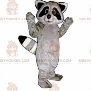 Adorable Gray Raccoon BIGGYMONKEY™ Mascot Costume –