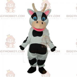 Cute Smiling Cow BIGGYMONKEY™ Mascot Costume – Biggymonkey.com