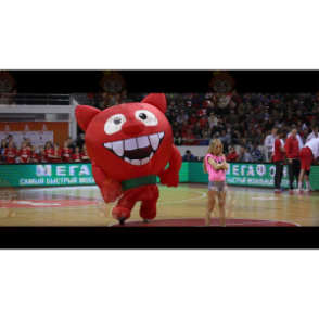 Costume della mascotte del diavolo rosso gigante BIGGYMONKEY™ -