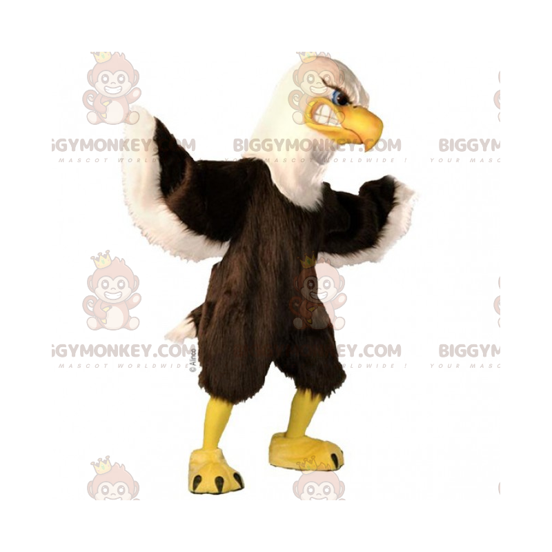 Blød fjerdragt Eagle BIGGYMONKEY™ maskotkostume -