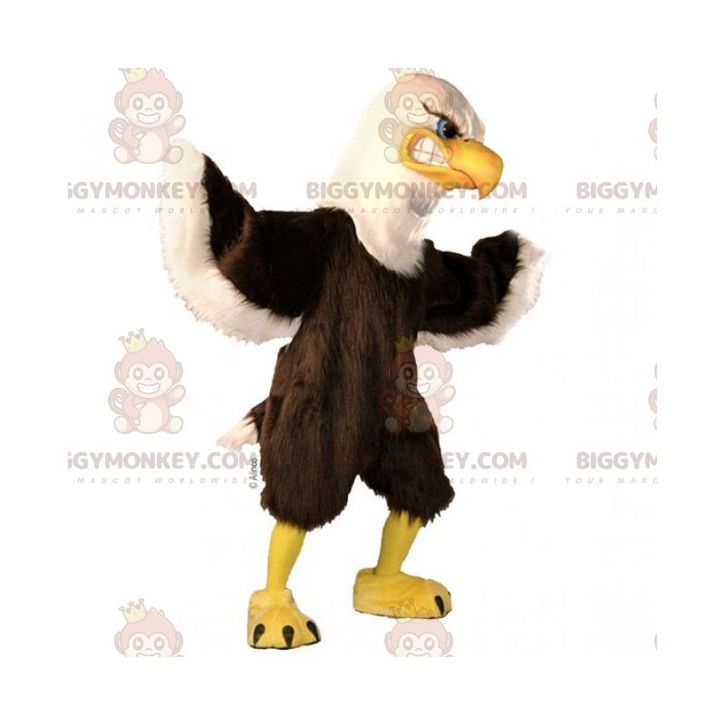 Costume de mascotte BIGGYMONKEY™ d'aigle au plumage doux -