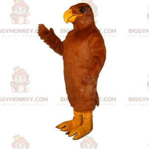 Traje de mascote Majestoso Plumagem Águia BIGGYMONKEY™ –