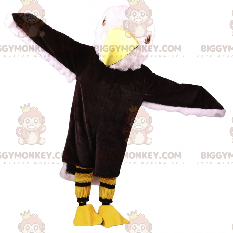 Eagle BIGGYMONKEY™ maskottiasu isolla päällä - Biggymonkey.com