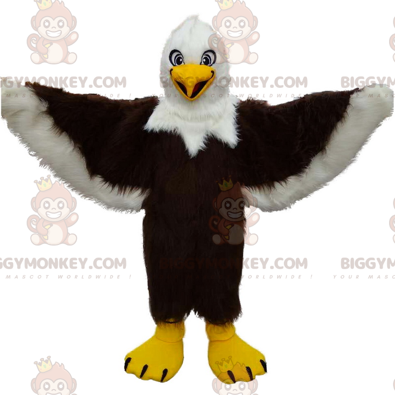 Disfraz de mascota Águila sonriente BIGGYMONKEY™ -