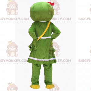 Traje de mascote Alien BIGGYMONKEY™ com vestido e bolsa de