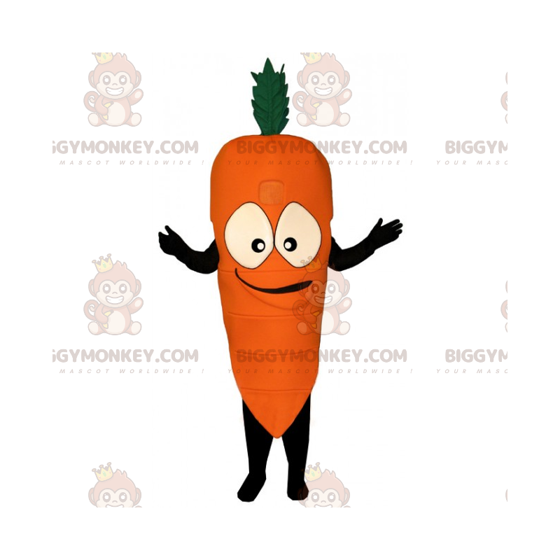 Costume de mascotte BIGGYMONKEY™ d'aliments - Carotte -
