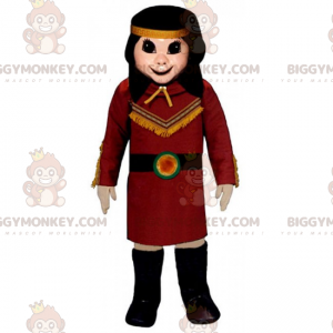 Disfraz de mascota de nativo americano BIGGYMONKEY™ -