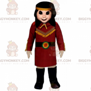 Costume da mascotte BIGGYMONKEY™ dei nativi americani -