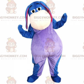Costume da mascotte BIGGYMONKEY™ asino blu e viola -