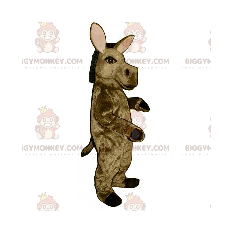 Bruine ezel BIGGYMONKEY™ mascottekostuum - Biggymonkey.com