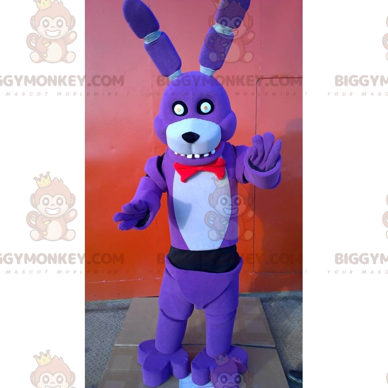 Costume de mascotte BIGGYMONKEY™ d'anime - Lapin violet -