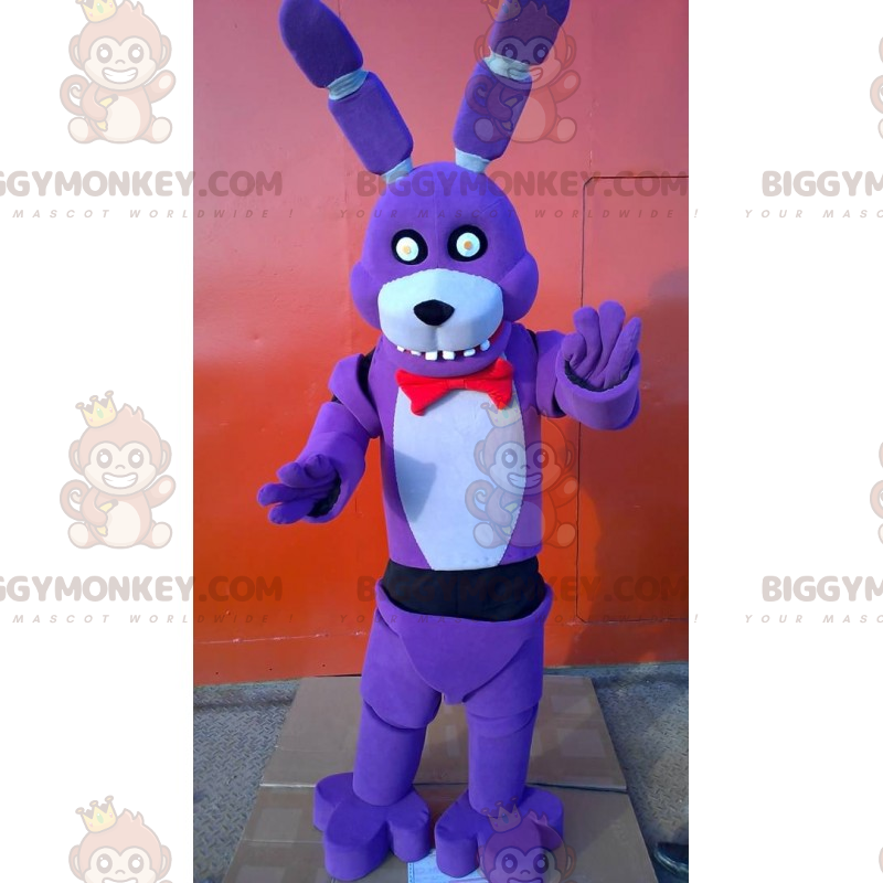 Kostium maskotka anime BIGGYMONKEY™ — fioletowy królik -