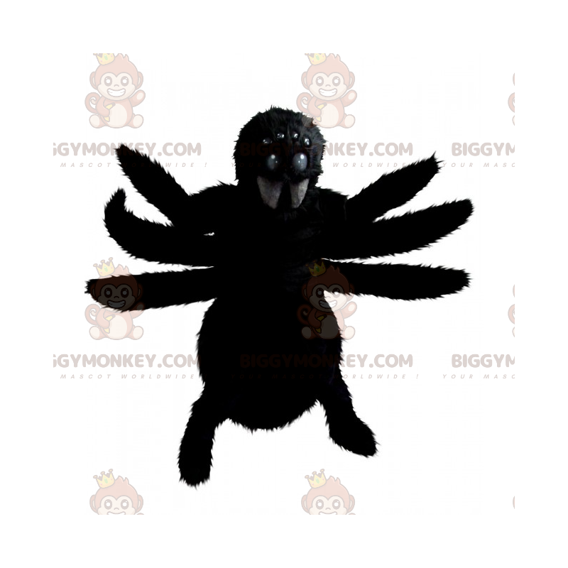 Black Spider BIGGYMONKEY™ maskotdräkt - BiggyMonkey maskot