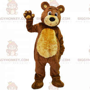 BIGGYMONKEY™ Soft Attachable Bear Mascot Costume –