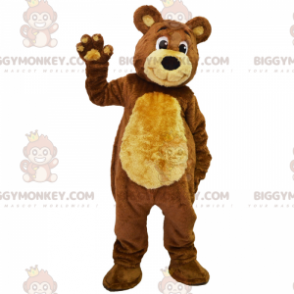 BIGGYMONKEY™ Disfraz de mascota de oso suave acoplable -