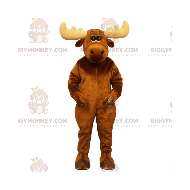 Aanhankelijk Caribou BIGGYMONKEY™ mascottekostuum -