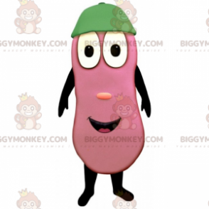 Costume de mascotte BIGGYMONKEY™ d'aubergine au visage souriant