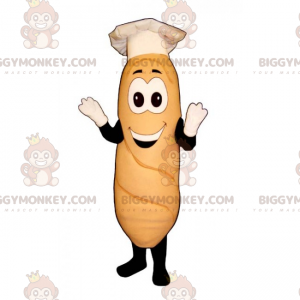 BIGGYMONKEY™ Breadstick Mascot-dräkt med kockhatt - BiggyMonkey