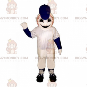 Disfraz de mascota BIGGYMONKEY™ de béisbol con uniforme -