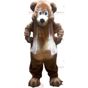 Costume de mascotte BIGGYMONKEY™ de balle de tennis avec