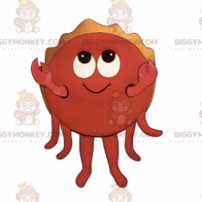 Fantasia de mascote de bebê caranguejo BIGGYMONKEY™ –