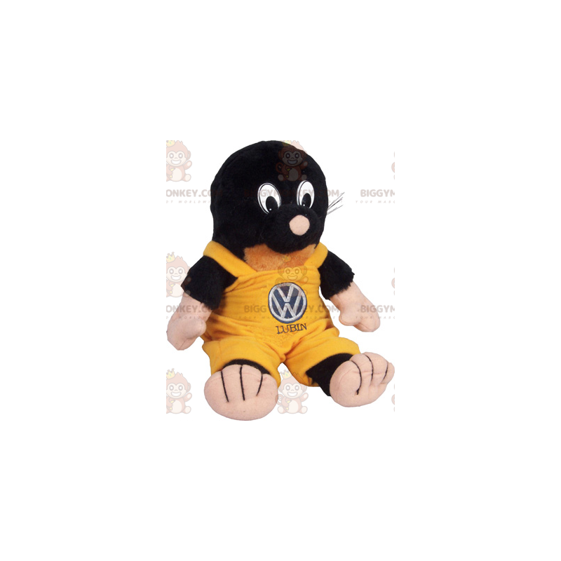 Baby mole i overalls BIGGYMONKEY™ maskotkostume -