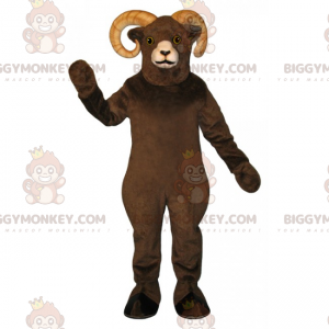 Kostým maskota hnědého berana BIGGYMONKEY™ – Biggymonkey.com