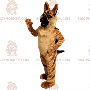 BIGGYMONKEY™ Soft Coated German Shepherd Mascot Costume –