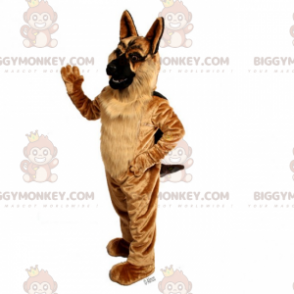 Long Haired German Shepherd BIGGYMONKEY™ Mascot Costume –