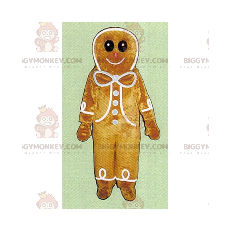 Costume de mascotte BIGGYMONKEY™ de biscuit au pain d'épice -