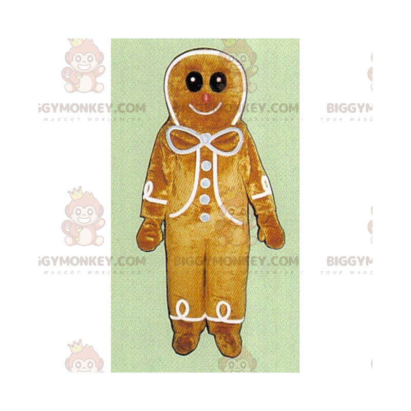 Disfraz de mascota BIGGYMONKEY™ de galleta de jengibre -