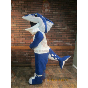 Blue Orca Shark Dolphin BIGGYMONKEY™ Mascot Costume –