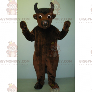 Brun Ox BIGGYMONKEY™ Maskotdräkt - BiggyMonkey maskot