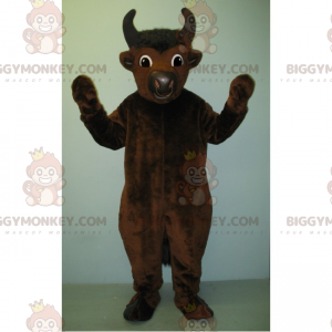 Costume mascotte Bue marrone BIGGYMONKEY™ - Biggymonkey.com