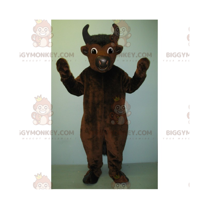 Brauner Ochse BIGGYMONKEY™ Maskottchen Kostüm - Biggymonkey.com