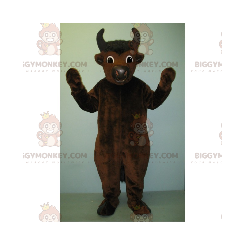 Στολή μασκότ Brown Ox BIGGYMONKEY™ - Biggymonkey.com