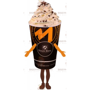 Drik BIGGYMONKEY™ Mascot Costume - Kaffe med flødeskum -